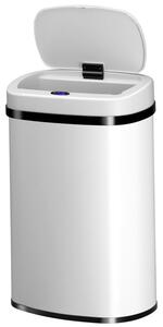 Automatický bezdotykový odpadkový koš 50 l – bílý