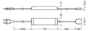 Osram - LED Stmívatelný pásek FLEX ACOUSTIC 2,6m LED/29W/230V + DO