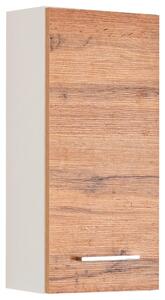 ZÁVĚSNÁ SKŘÍŇKA, dub wotan, bílá, 30/64/20 cm Held - Koupelnové série, Online Only