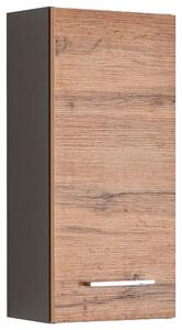 ZÁVĚSNÁ SKŘÍŇKA, dub wotan, barvy grafitu, 30/64/20 cm Held - Koupelnové série, Online Only