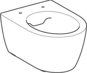 Geberit 502380001 iCon WWC Oplachovací toaleta, na prodej. 49 cm odtok