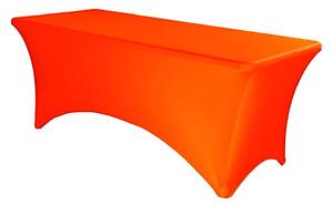 TENTino Elastický potah STANDARD na skládací stůl 180-183x76 cm VÍCE BAREV Barva ubrusu: ORANŽOVÁ / ORANGE