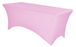 TENTino Elastický potah STANDARD na skládací stůl 240x76 cm VÍCE BAREV Barva ubrusu: SVĚTLE RŮŽOVÁ / PINK