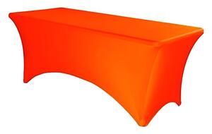 TENTino Elastický potah STANDARD na skládací stůl 152x76 cm VÍCE BAREV Barva ubrusu: ORANŽOVÁ / ORANGE