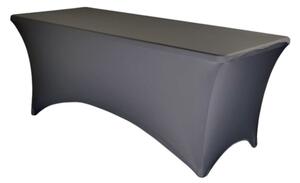 TENTino Elastický potah STANDARD na skládací stůl 152x76 cm VÍCE BAREV Barva ubrusu: TMAVĚ ŠEDÁ / ANTRACIT