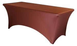 TENTino Elastický potah STANDARD na skládací stůl 152x76 cm VÍCE BAREV Barva ubrusu: ČOKOLÁDOVÁ HNĚDÁ / CHOCOLATE