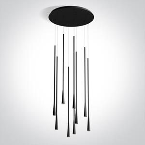 ONE-light Závěsné LED světlo Tubby 9x5W 2700lm 3000K IP20 230V černá