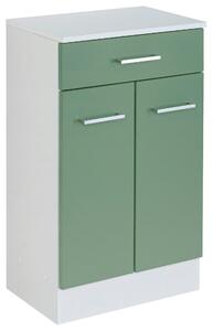 SPODNÍ SKŘÍŇKA, zelená, bílá, 50/84/35 cm Held - Koupelnové série, Online Only