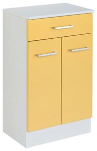 SPODNÍ SKŘÍŇKA, žlutá, bílá, 50/84/35 cm Held - Koupelnové série, Online Only