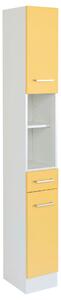 VYSOKÁ SKŘÍŇ, žlutá, bílá, 25/190/35 cm Held - Koupelnové série, Online Only