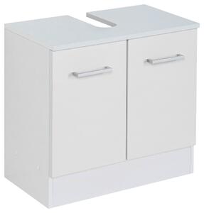 SKŘÍŇKA POD UMYVADLO, bílá, bílá, 60/56/35 cm Held - Koupelnové série, Online Only