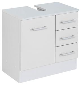 SKŘÍŇKA POD UMYVADLO, bílá, bílá, 60/56/35 cm Held - Koupelnové série, Online Only