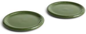 HAY DESIGN Sada 2 talířů Barro Ø 24 cm "Green" HAY