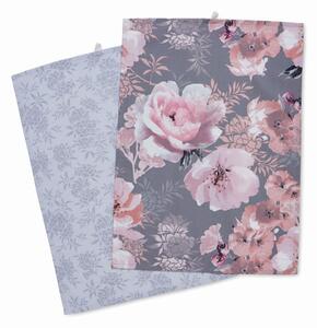 Bavlněné utěrky v sadě 2 ks 50x70 cm Dramatic Floral – Catherine Lansfield