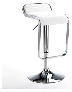 Barová židle v bílo-stříbrné barvě 67 cm Snappy – Tomasucci