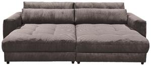 POHOVKA BIG SOFA, textil, kompozitní dřevo, mokka MID.YOU - Rozkládací sedačky