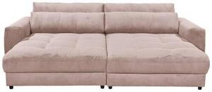 POHOVKA BIG SOFA, textil, kompozitní dřevo, světle růžová MID.YOU - Rozkládací sedačky, Online Only