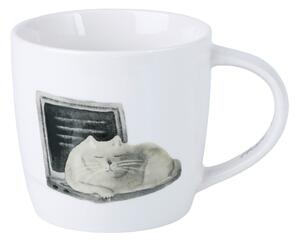 Bílý porcelánový hrnek 400 ml Computer Cat – Maxwell & Williams