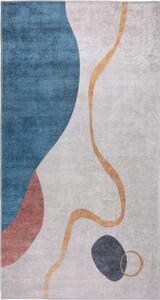 Pratelný koberec v modro-krémové barvě 160x230 cm – Vitaus