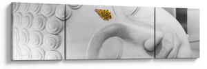 Obraz - Bílý Buddha (170x50 cm)