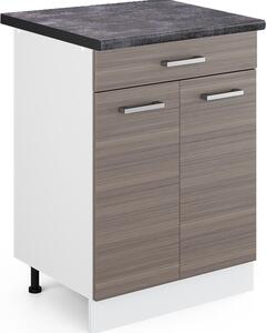 Spodní skříňka kuchyňské linky Vicco R-Line Ušlechtilá šedá 60 cm se zásuvkou, PD Antracit, Model 45436