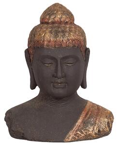 Dekorativní figurka Buddha CARUM Keramika Černá