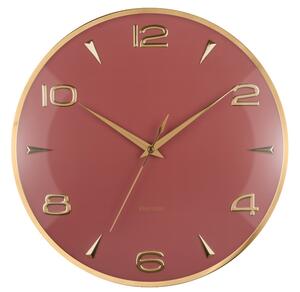 Designové nástěnné hodiny 6017RD Karlsson 40cm