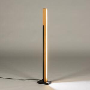 Stojací designová LED lampa Wood Enrique (LMD)