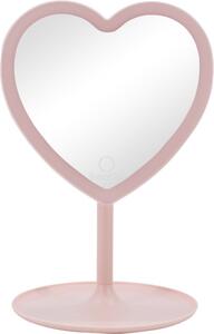 Kosmetické zrcátko GIOperfect Pink Heart