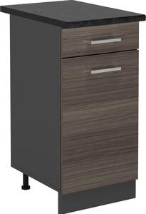 Spodní skříňka kuchyňské linky Vicco R-Line Ušlechtilá šedá 40 cm , PD Antracit, Model 53955