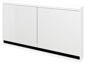 Zrcadlová skříňka Kolpa PANDORA s LED osvětlením, barva: bílá (TOP 110 WH) - LED, sklo, bílá