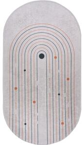 Krémový pratelný koberec 80x120 cm Oval – Vitaus