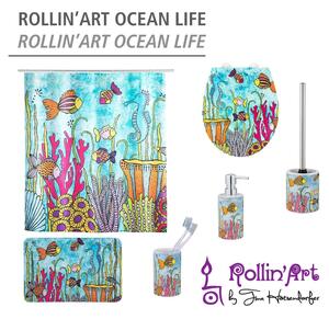 Keramický kelímek na zubní kartáčky Rollin'Art Ocean Life – Wenko