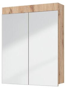Koupelnová zrcadlová skříňka Vicco Luna Dub Wotan 60 x 77 cm, Model 36759