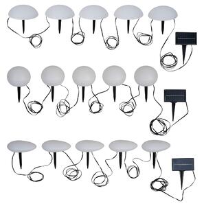 Livarno home Solární světelný LED řetěz, 5 LED (100389069)