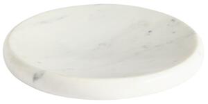 LÉTO -15% Kave Home Bílý mramorový podnos Obena Ø 25 cm