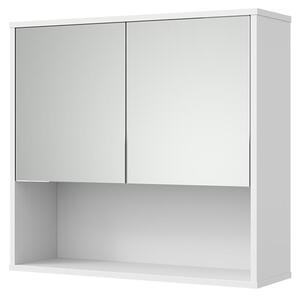 Koupelnová zrcadlová skříňka Vicco Eliza Bílé zvlnění 70 x 65 cm, Model 57931