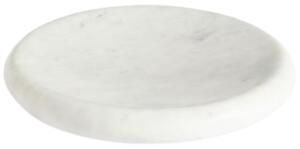 Kave Home Bílý mramorový podnos Obena Ø 20 cm