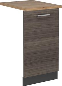 Čelní panel myčky Vicco R-Line Ušlechtilá šedá 45 cm , PD Dub, Model 55027