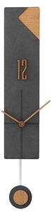 MPM Eridani - B Dřevěné nástěnné hodiny s hranatým ciferníkem a kruhového tvaru E05.4287.90