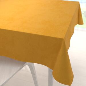 Biante Velký sametový čtvercový ubrus Velvet Premium SVP-037 Zlatavě oranžový 260x260 cm