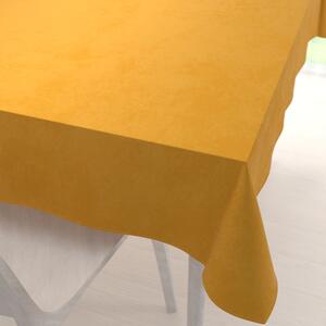Biante Velký sametový obdélníkový ubrus Velvet Premium SVP-037 Zlatavě oranžový 160x220 cm
