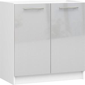 AKORD Furniture Factory KS0POLIBIAMETPOL001, 2 dveře/dveří, 1 police/polic, Bílá, Dvířka s pantem, 16 mm, 460 mm