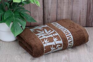 Bambusový ručník BORA hnědý