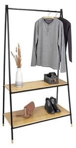Černý/přírodní kovový stojan na oblečení Loft – Wenko