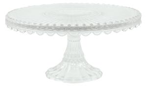 Skleněný dortový stojan Alice Clear 20 cm
