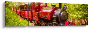 Obraz parního vlaku (170x50 cm)