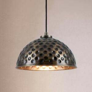 Opviq Závěsné světlo ECHO, staromódní mosaz, Ø 26 cm, kov, E27, stmívatelný, Bronz / starožitná mosaz, Obývací pokoj / jídelna, kov