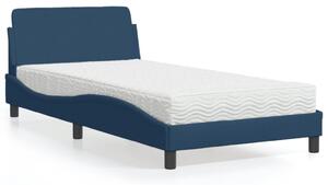 Postel s matrací Dover modrá 100 x 200 cm textil 3208350