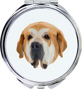 Španělský mastin, mastín z Leónu – Zrcadlo s fotografií a geometrickým vzorem od značky Art-Dog
